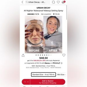 Urban decay setting spray 118ml